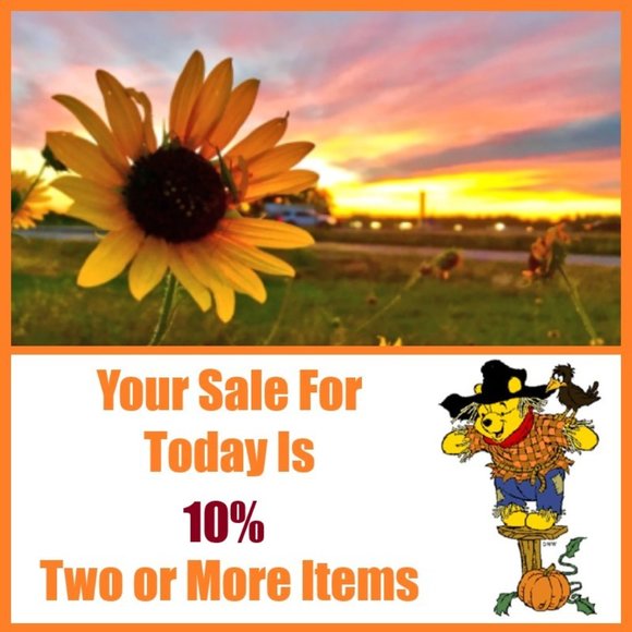 10% Off A bundle of two or more items !!